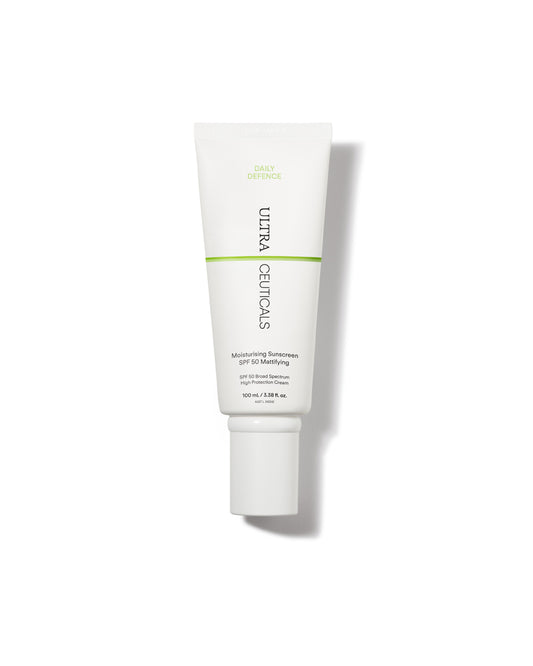 Daily defence UV protective daily moisturiser SPF 50 mattifying 100ml