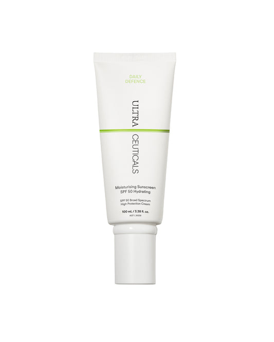 Daily defence UV protective daily moisturiser SPF 50 hydrating 100ml