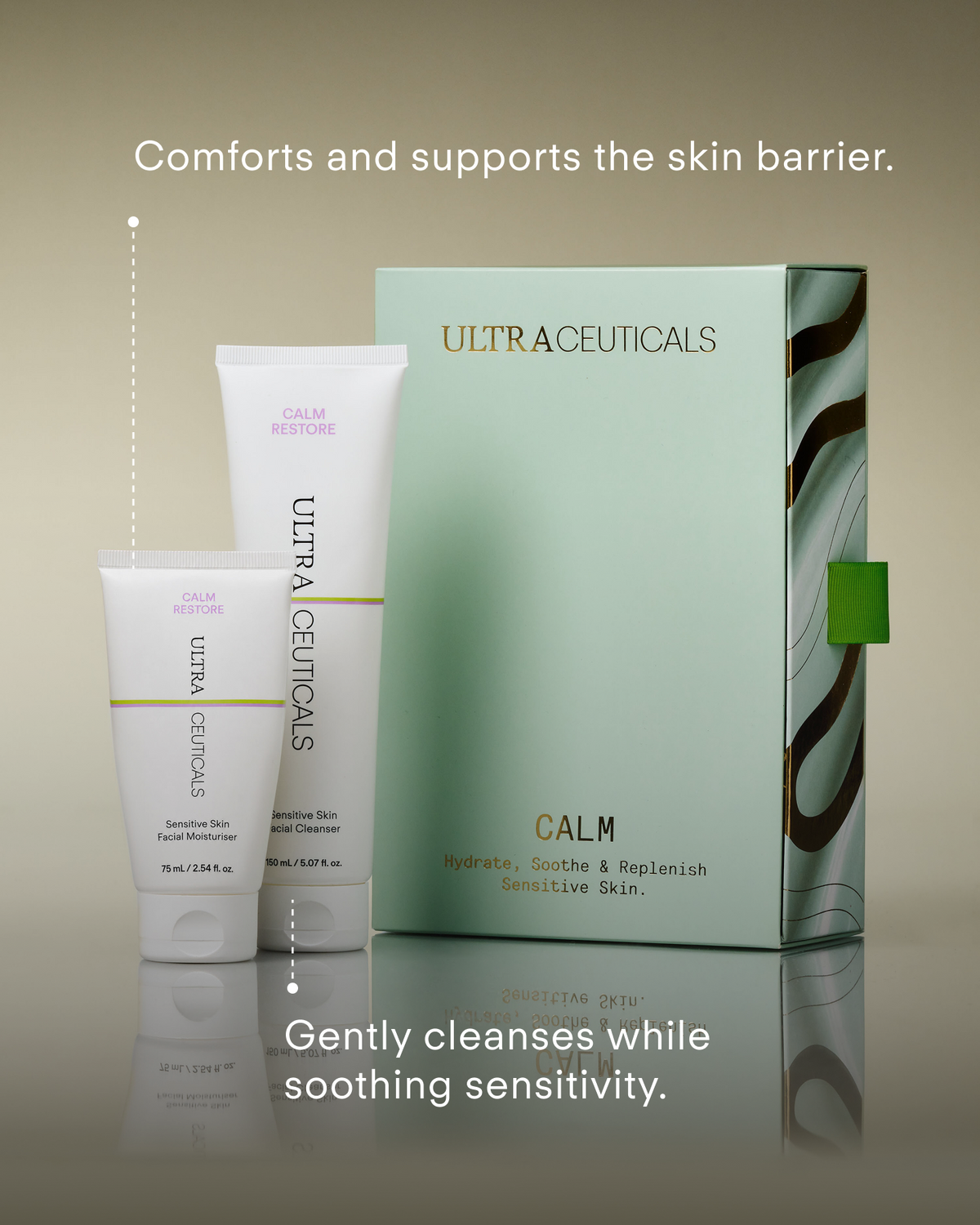 CALM
For sensitive, reactive skin